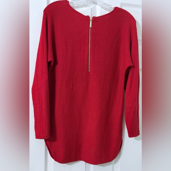 Michael Kors red sweater size M - Picture 2 of 6
